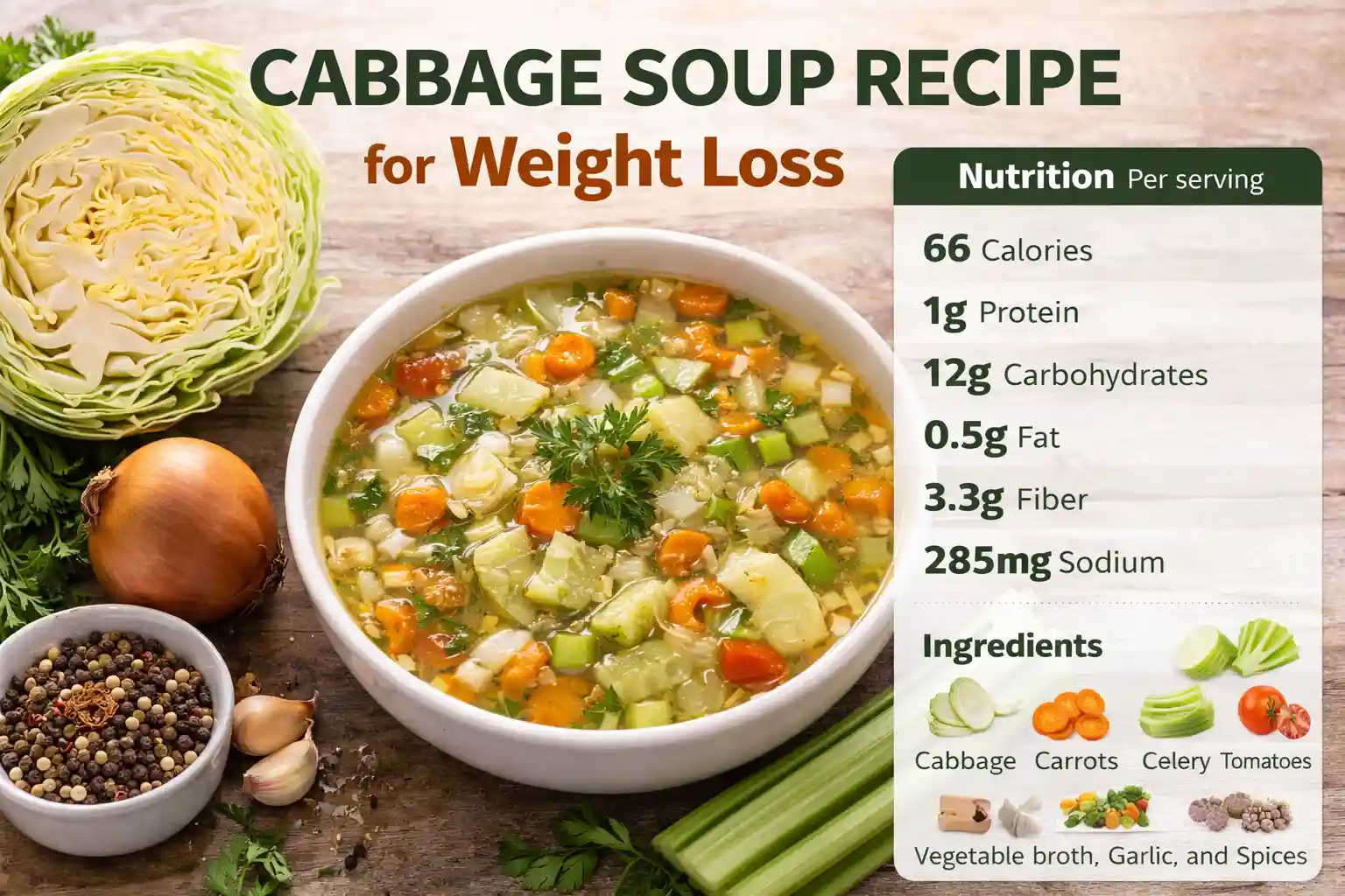 Cabbage Soup Recipe for Weight Loss