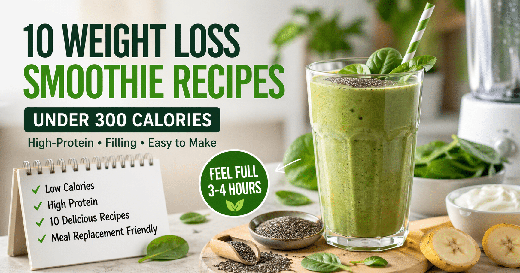 10 Best Smoothies Recipe For Weight Loss