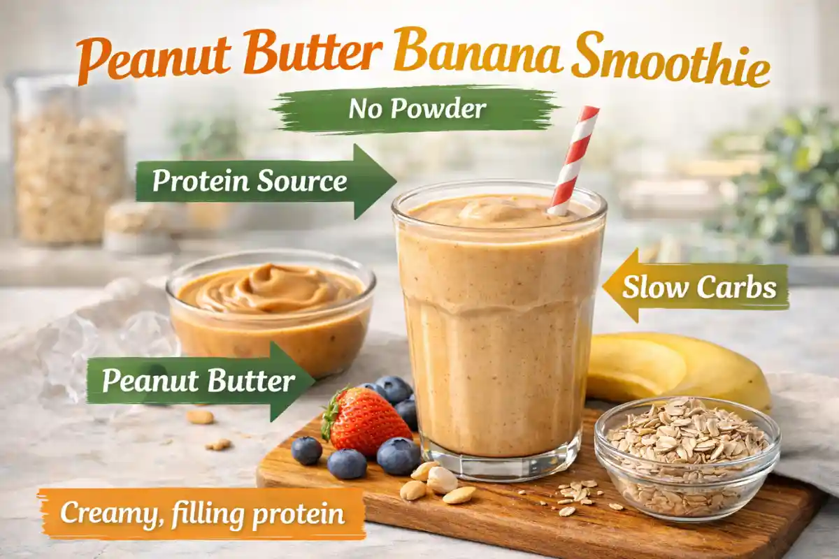 Peanut Butter Banana Smoothie