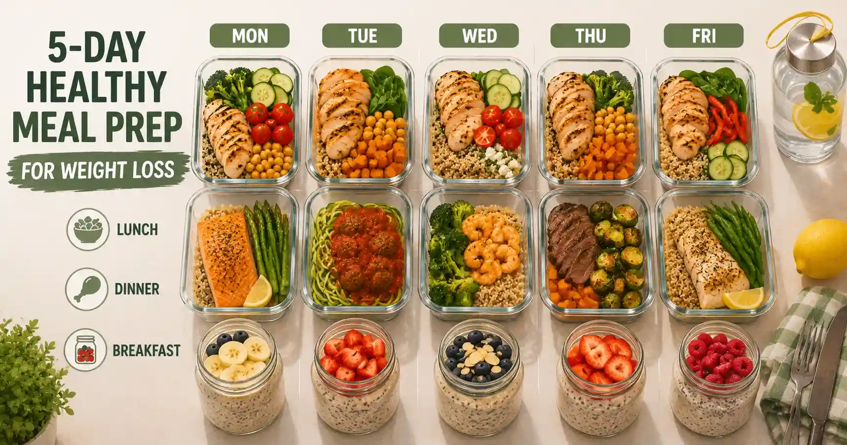 Healthy Meal Prep Ideas for Weight Loss