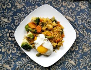 egg white veggie omelette under 200