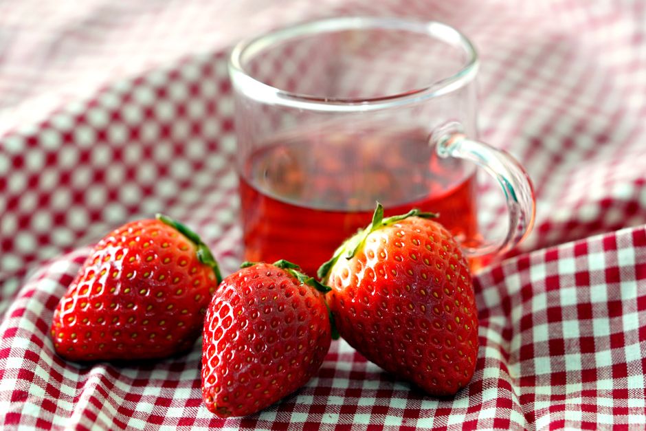 is strawberry tea good for