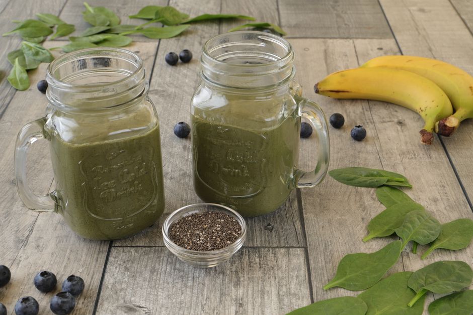 spinach banana green smoothie under 250