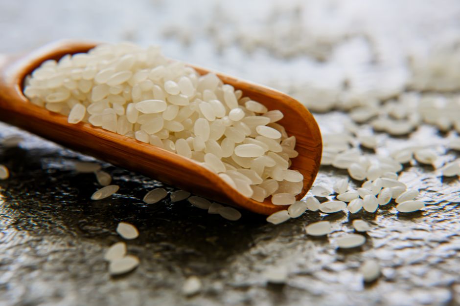 how much white rice should